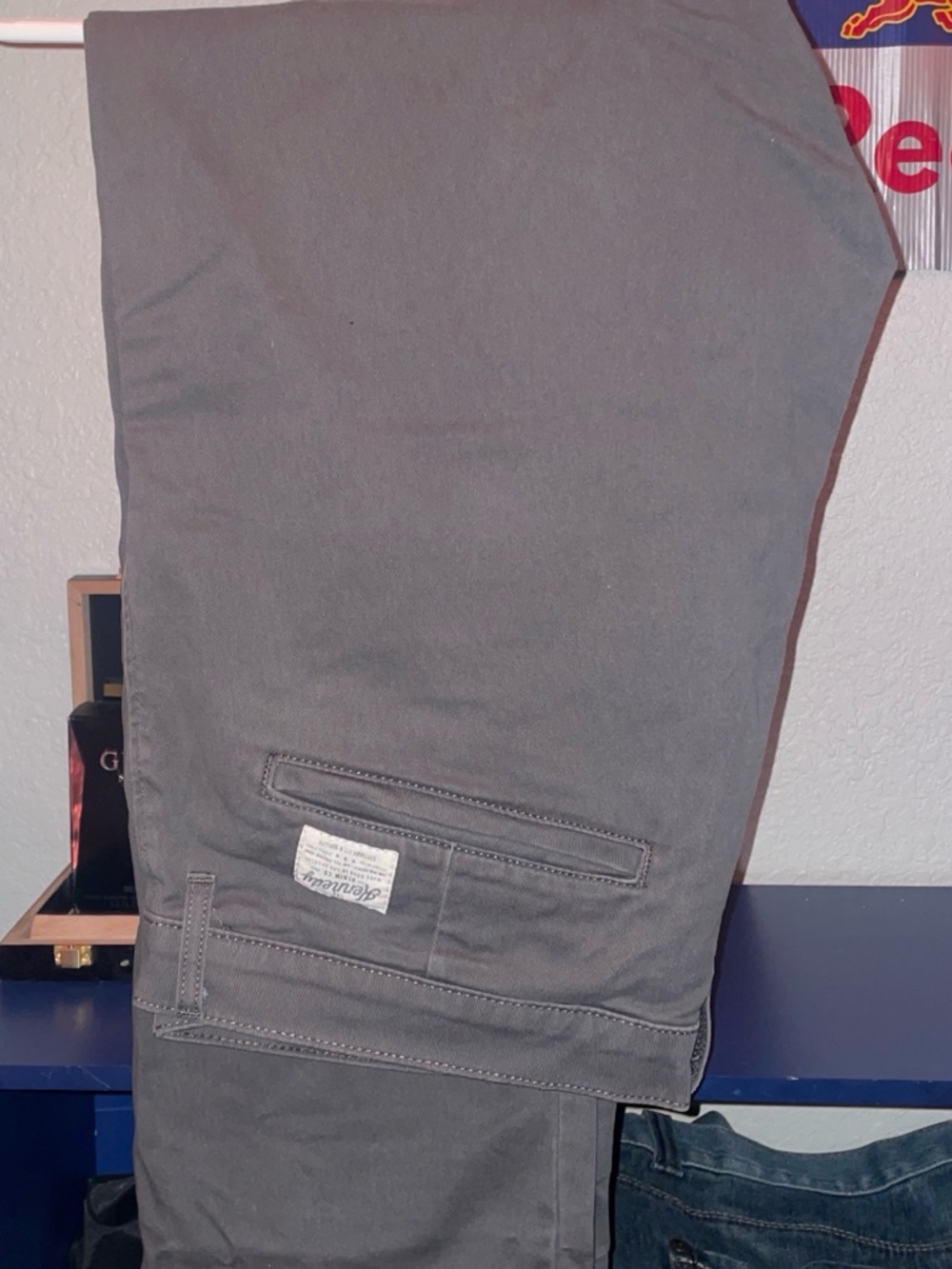 Kickee Pants Men's Charcoal Gray Chino Pants